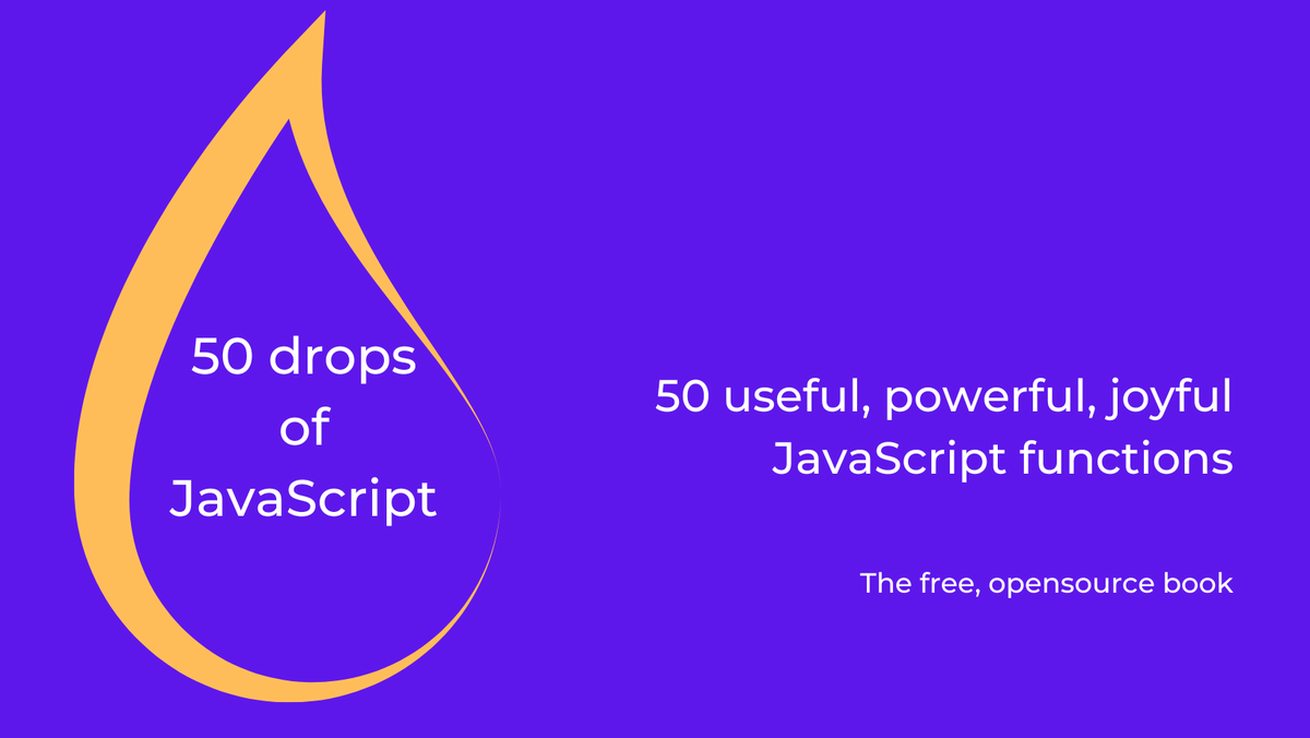 Are you ready?
I will release it as free, as opensource, as soon as I hit 1k followers.

#javascript #book #opensource #free #Giveaways #support #followme #PleaseRT