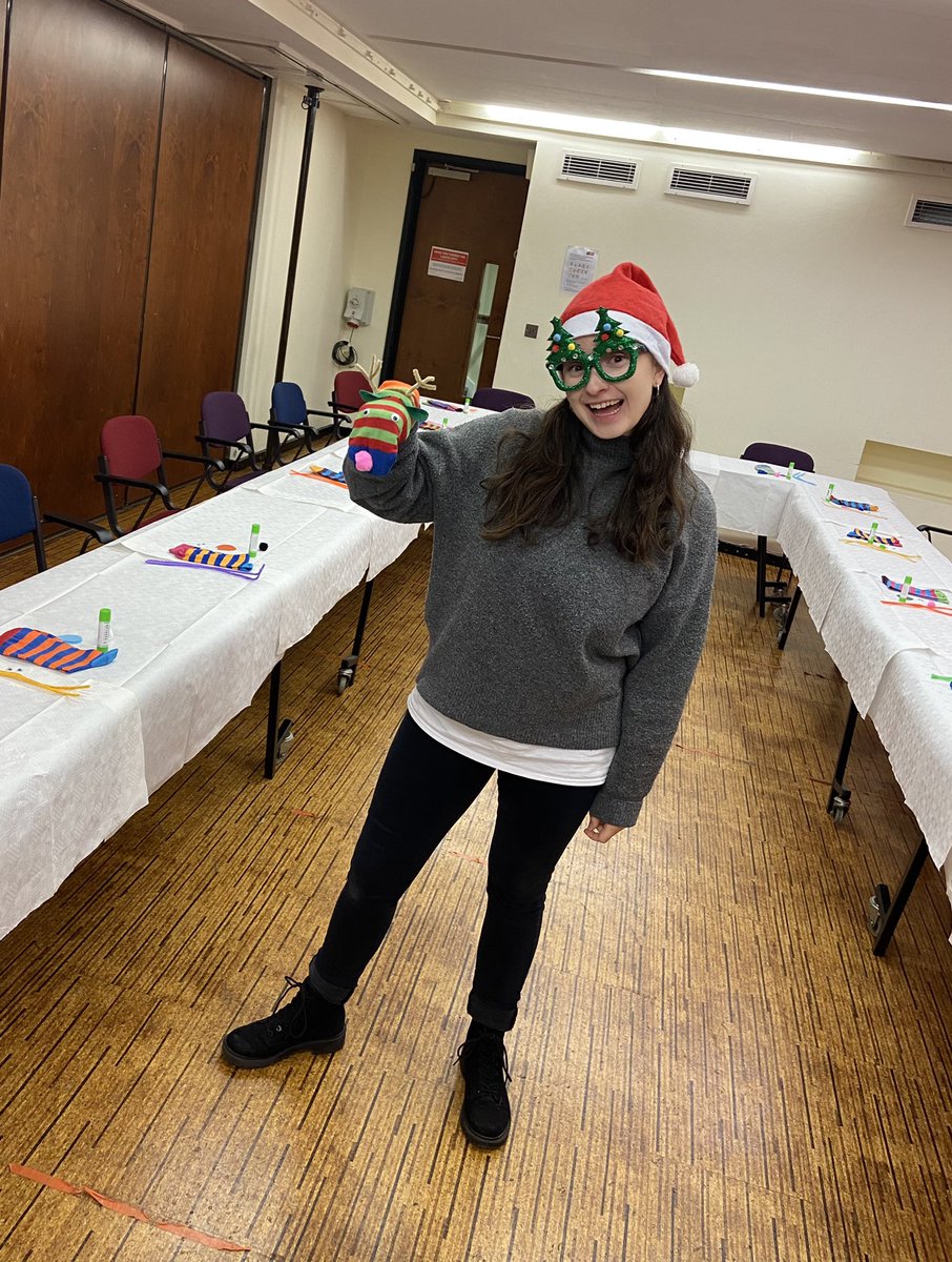 JonathanStew's tweet photo. What a great day working with @MarkeyBeth from @BedTheatre. Beth led 2 awesome sessions in making sock puppets for children &amp; families @RoyalDerngate. This is all part of our latest ‘Beyond The Stage’ project delivered by @RDCreativeLearn. https://t.co/U8u8Qew49Z