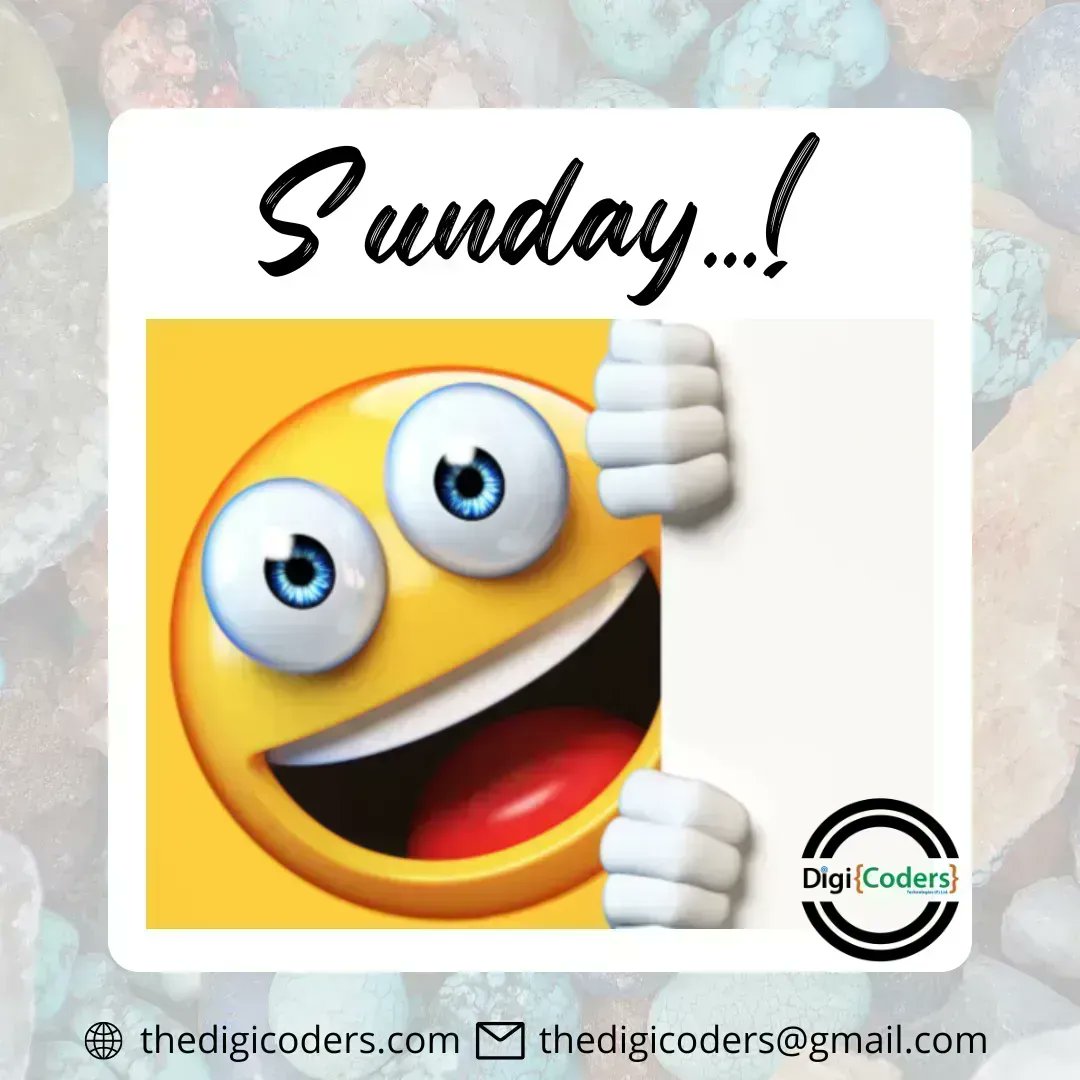 DigiCodersTech's tweet image. #sunday #sundayfunday #weekend #sundayvibes #sundaymood☀️ #company #digicoders

Website: digicoders.in | thedigicoders.com
Email: info@digicoders.in
Call: 9198483820, 9140967607