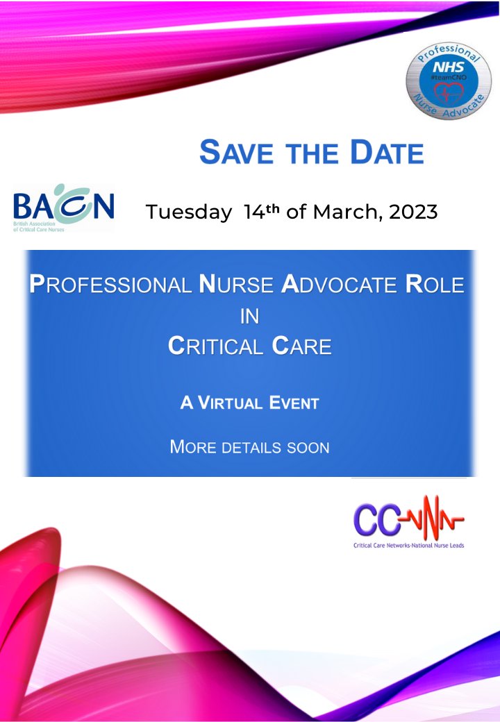 Exciting news - joint <a href="/BACCNUK/">BACCN 💙</a> <a href="/CC_3N/">CC3N</a> Virtual event coming soon! Watch this space for more information with regards to the programme and how to book your place #criticalcarepna #lookingaftereachother #workingtogether