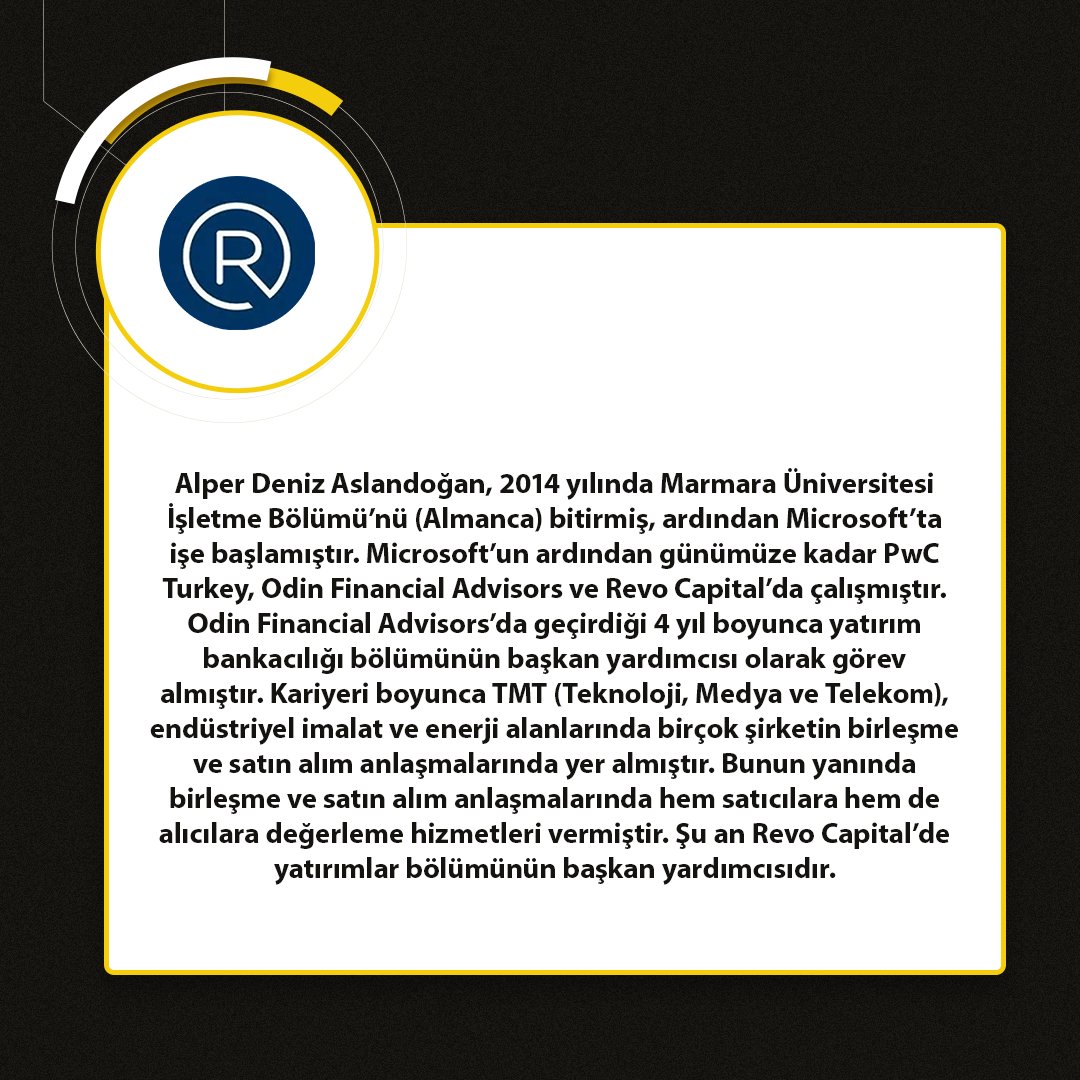 ankarastartup's tweet photo. Revo Capital'in başkan yardımcısı Alper Deniz Aslandoğan 16. Ankara Start-Up Zirvesi'nde sizlerle 🚀🚀
Bilet ve başvurular için https://t.co/JocuOZwwiR adresini ziyaret edebilirsiniz.

#ankarastartupzirvesi #girişimcilik #bilkentyes @DenizAslandogan https://t.co/Fk5uiy1Ux2