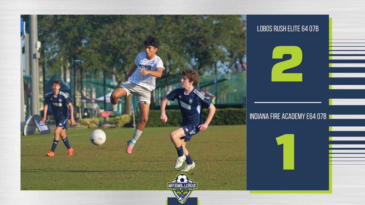 NationalLeague's tweet image. The high-quality games keep coming, including @lobosrushsoccer's 16U E64 victory against @IndyFireAcademy. 

#EveryMomentCounts 🙌💪