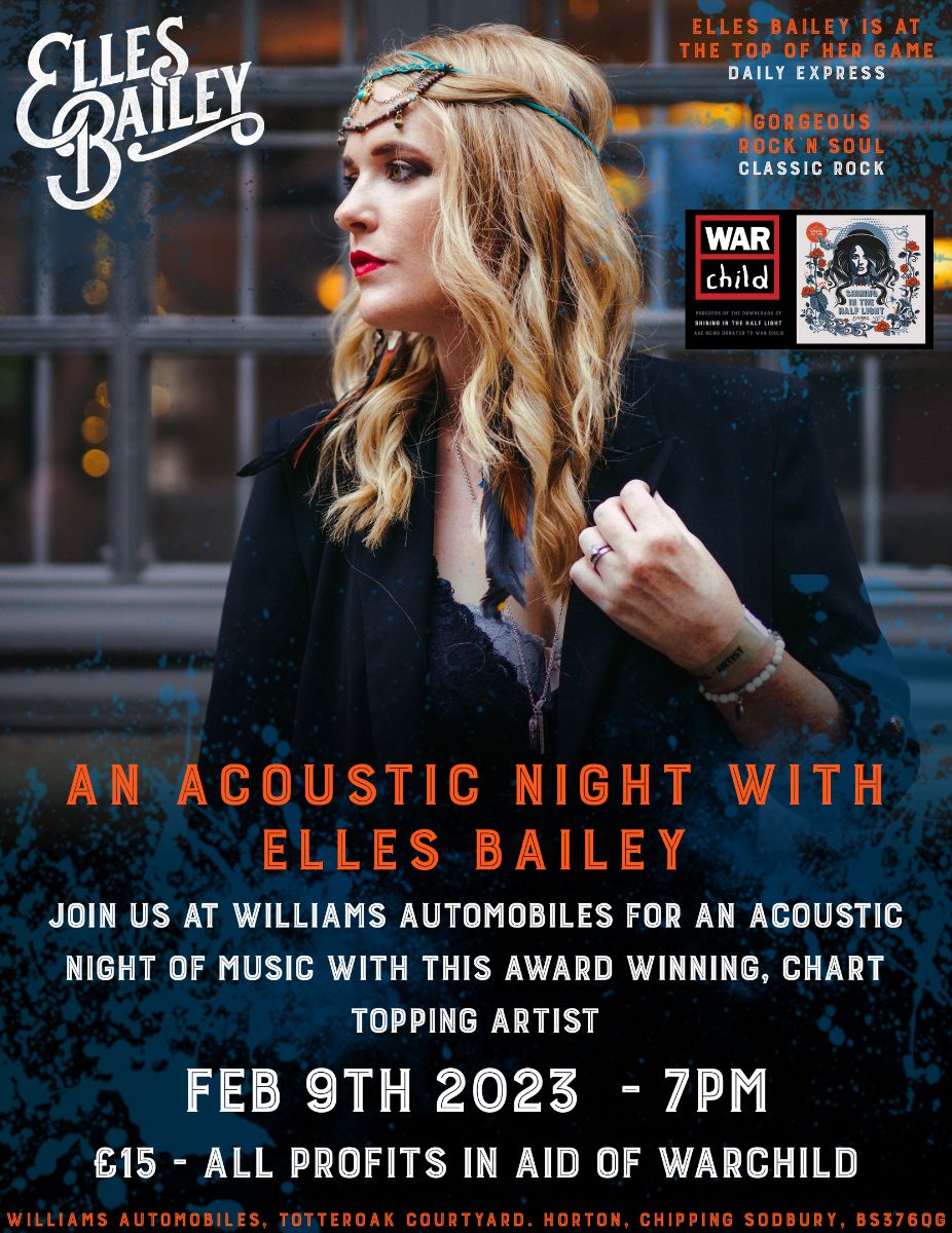 A Musical Night With Award Winning Elles Bailey! - mailchi.mp/williamsautomo…