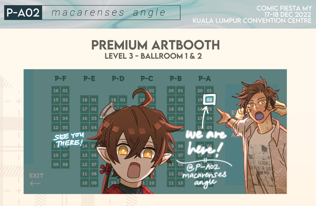 here's my catalogue for #comicfiesta2022 !! i'll be there with @saeglopvr at P-A02 macarenses angle (over at the premium artbooth area) this year 😂💦 

feel free to drop by & say hi! i'll also have some wol stickers for sticker trade/exchange ✌

#CF2022 #FF14atCF2022