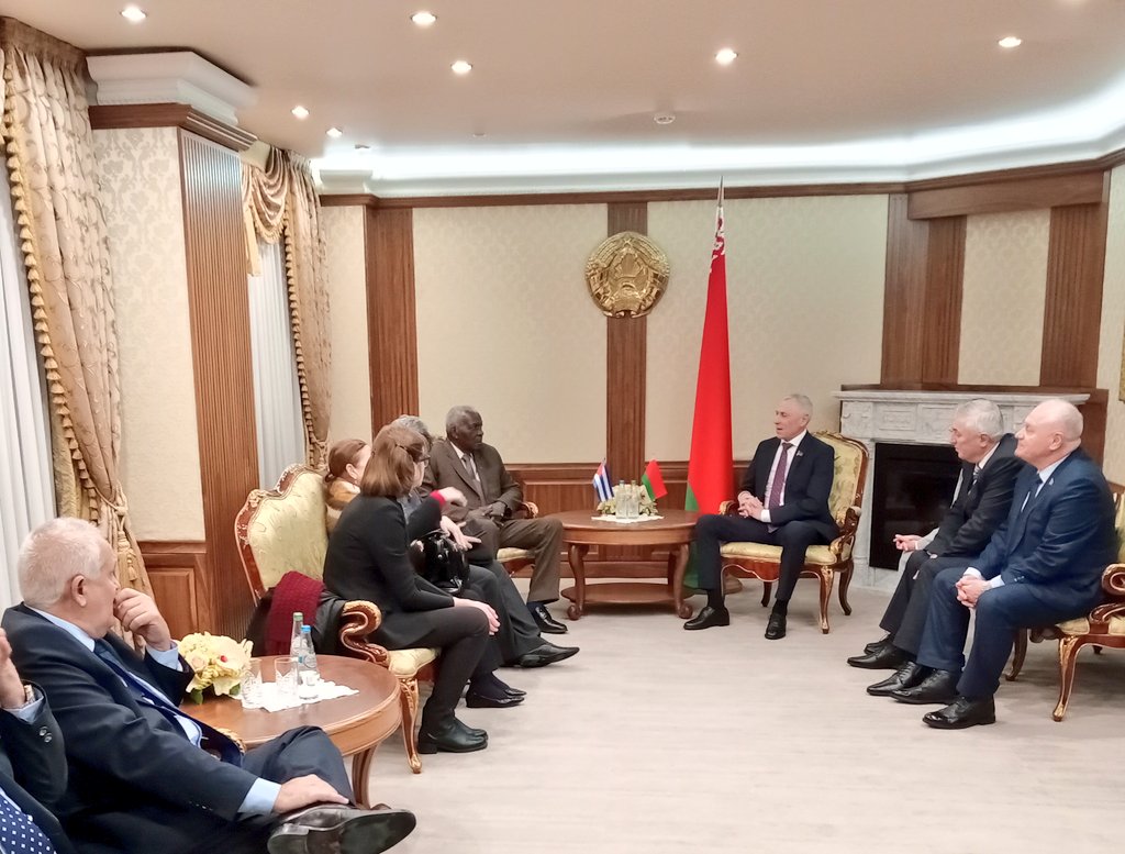 Representantes de Belarus y Cuba rechazan política de sanciones
#EstebanLazoEnBielorrusia
👉 granma.cu/mundo/2022-12-… Via <a href="/Granma_Digital/">Periódico Granma</a>