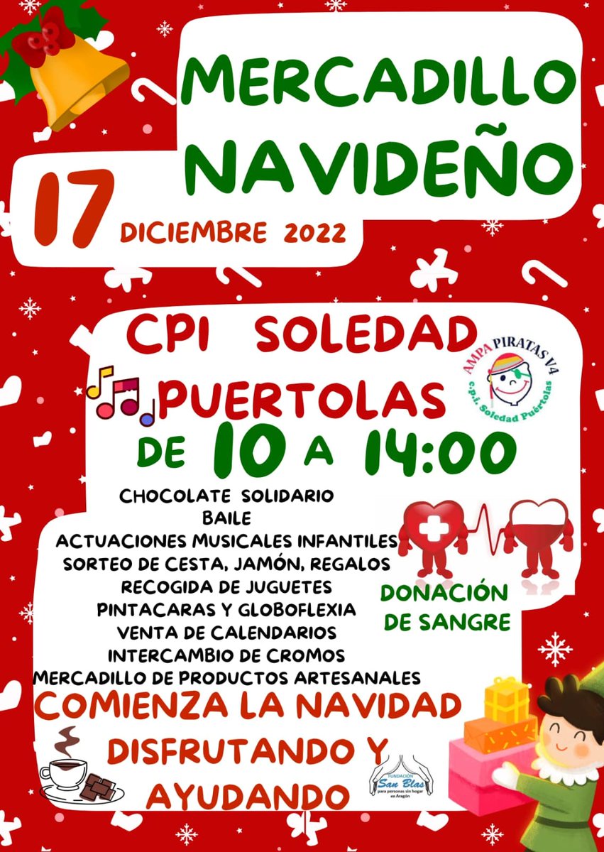 Repetimos Mercadillo Solidario Navideño #ampasdelSur, <a href="/AmpaIESValdesp/">Ampa IES Valdespartera</a> <a href="/CpiDel/">AMPA CPI Rosales Del Canal</a> <a href="/AmpaNavales/">AMPA NAVALES ARCOSUR</a> <a href="/AMPA_V3/">AMPA V3</a> <a href="/AMPA_Valdsprtra/">AMPA Valdespartera</a> <a href="/Valdespartera2/">AMPA Valdespartera 2 Torres</a> <a href="/ValdesparteraAV/">MontesValdespartera</a>
