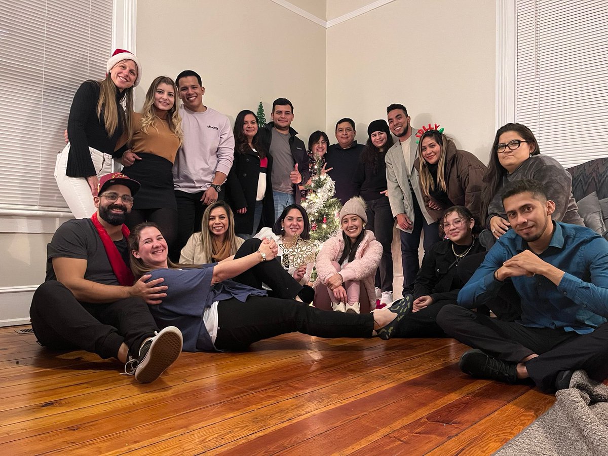 One day somebody told me: we will bring more young people around so you don’t feel so alone. And they did a great job! Colleagues, that becomes friends, that becomes family 💜 Celebrating early Christmas! <a href="/ParticipateLrng/">Participate Learning</a> MMA team! #unitingourworld <a href="/ECPSchools_NC/">Edgecombe County Public Schools</a>