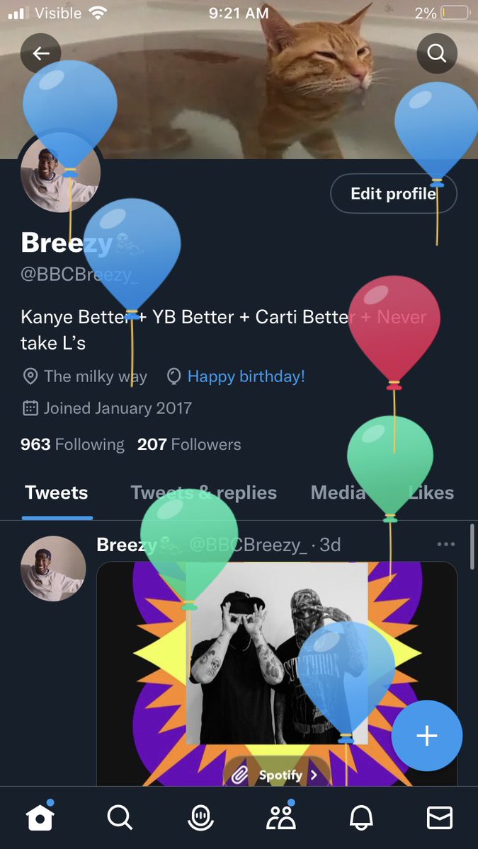 BBCBreezy_'s tweet photo. Free balloons https://t.co/fi6mPuaRBV