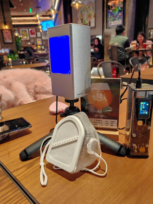 Cases are over 100 a day now in Shenzhen so that means going out in an elastomeric mask, sitting near