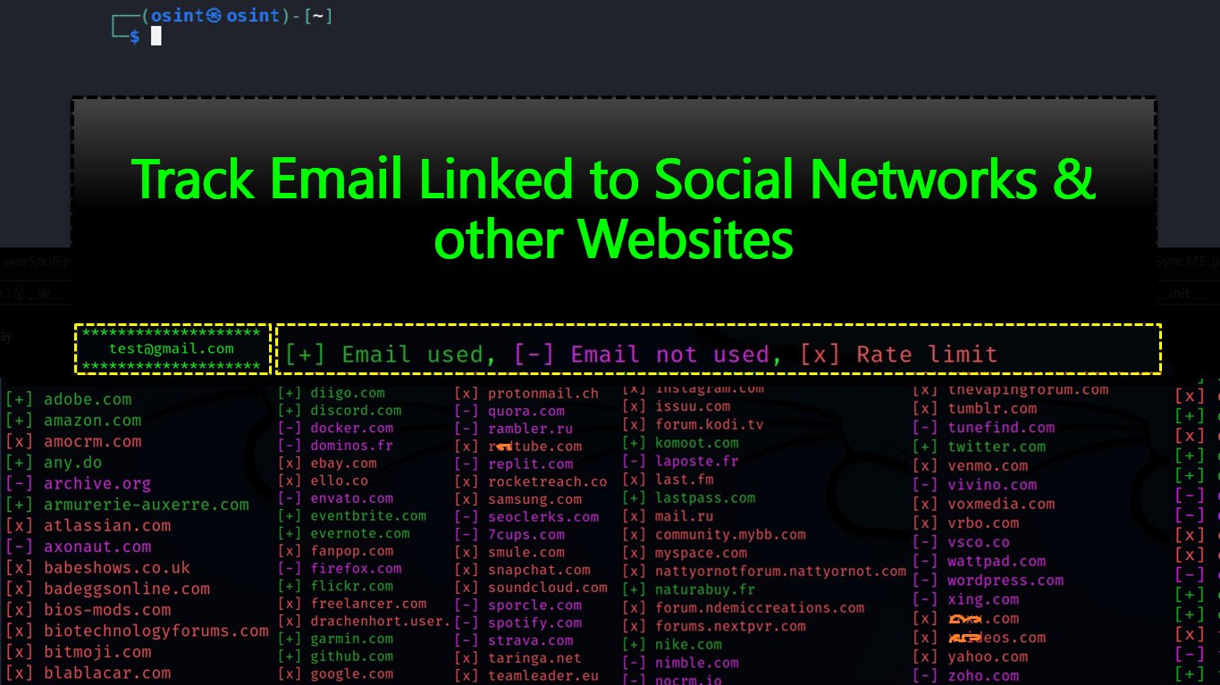 OSINT to Educate on Twitter "Check if an email is used/ registered on
