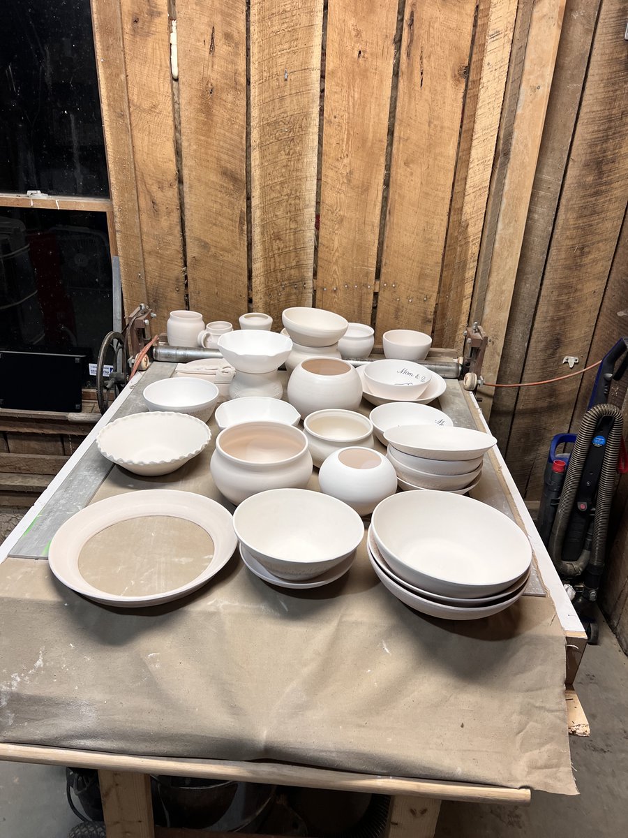 InGodWeTrust on Twitter "Bisque firing is complete a couple of