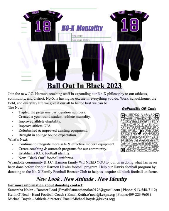 CoachO223's tweet photo. @AdamSchefter We have a goal that I will see come to life. Continuing supporting as we my boosters &amp; I work to bring a new identity to JC Harmon football #NoXMentality⚔️ 

https://t.co/K7mIn80HWl https://t.co/WhsjYJyps2