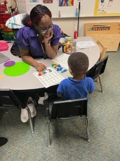 MathWithMsWade's tweet photo. There’s something so special about watching lightbulbs go off up close when you’re zeroing in on specific gaps in learning or applying a new concept during small-group session. #MajorAllStars #MathatMajor #AllStarTeachers https://t.co/9ZEF9h8PA2