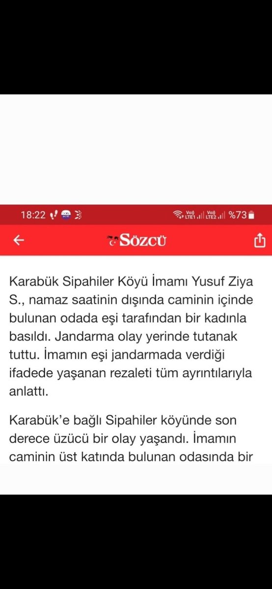 İmamsın, karın başka bir kadınla seni camide basıyor. İronik bir durum hakkaten. Daha neler duyacağız bakalım....