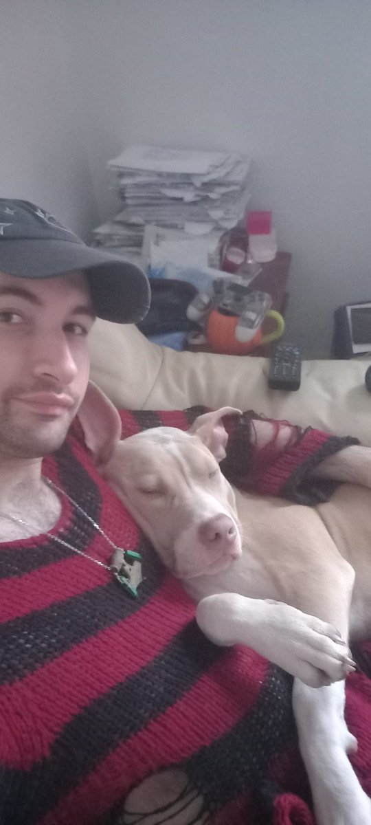 He's very cuddly today