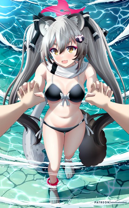 Michiru's beach date.🌴🌊
Hope you guys like it~
#BlueArchive #ブルアカ 