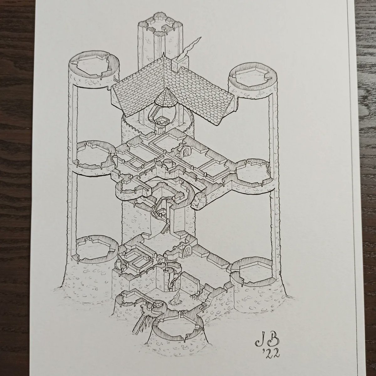jogbrogzin's tweet image. Andred's Castle, part of the Hellsgarde adventure for Black God's Kiss by @BlazingWorlds (based on the story by C.L. Moore).

#isometric #isometricart #isometricmap #castle #castlemap #medievalcastle #dndmap #rpgmap #fantasymap