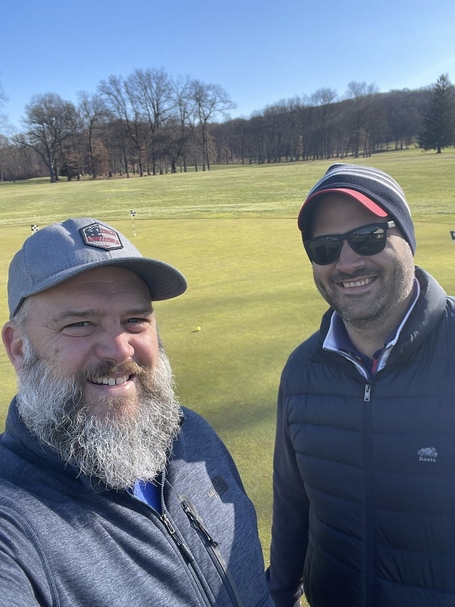 When the courses reopened up in May 2020 @DrLCsquare and I immediately played a round. We’ve played at least one round a month in NJ since then. Today makes 31 months in a row. Here’s hoping January and February and global warming cooperate.