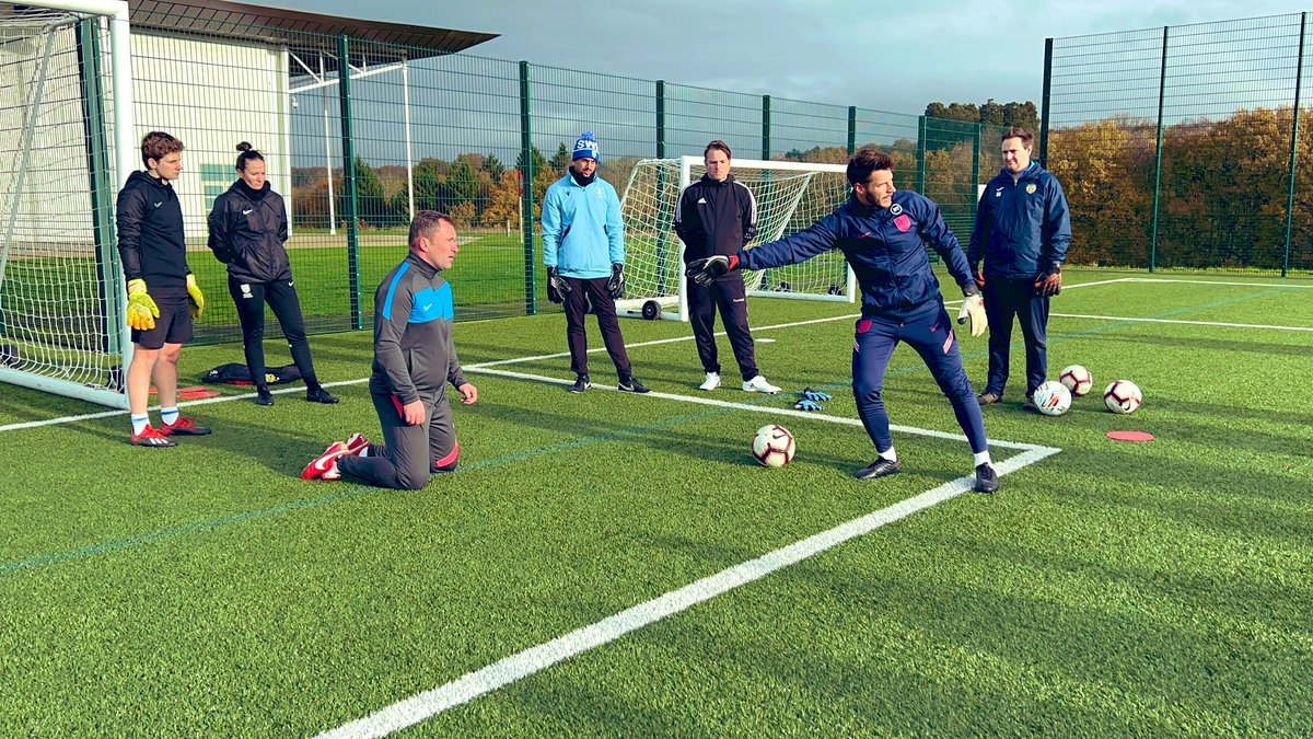 wai8ird's tweet photo. A great weekend of learning at St Georgeโs Park. Thank You @Meeky1989 and the rest of the FA Team #inourhands #thefutureofgoalkeepers #englandlearning https://t.co/1pyBfpRFC4