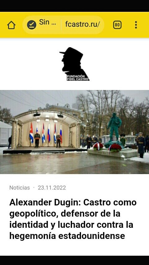 konvulsator's tweet photo. @roger199201 @cesarvidal pregúntale sobre la relación de su amigo Daniel Estulin con el dictador comunista Fidel Castro y sobre Alexander Dugin ... https://t.co/RXo1j2KN4K