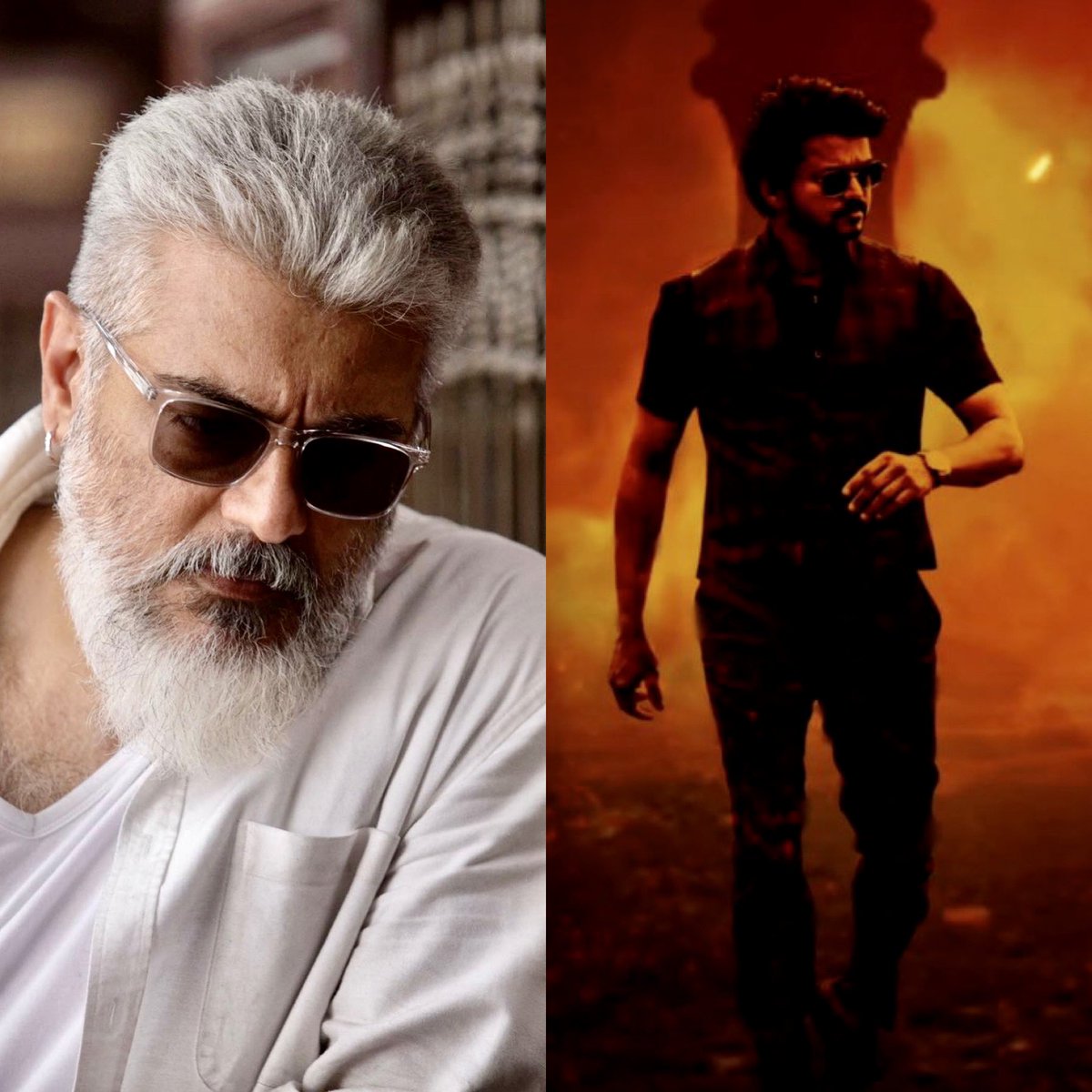 Its_CineHub's tweet photo. Which one will you watch ? 

Like for #Thunivu
Retweet for #Varisu

#Ajithkumar #ThalapathyVijay https://t.co/EJlV8vhtE6