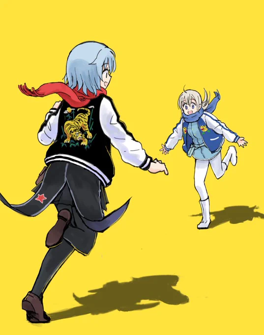マフラーつめ(再掲)エイラーニャとハルトマン#s_witch#w_witch 