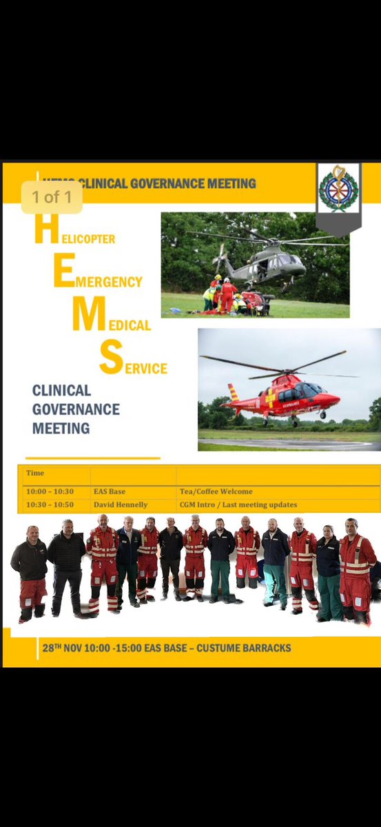 ACorps112's tweet photo. This week we hosted @AmbulanceNAS HEMS Clinical Governance Day #CGD for our unit and #HeliMed92 @CommunityAirAmb in Athlone
Case studies, discussion & practical stations all part of the day
Also present were @NASCriticalCare team https://t.co/UtMmYPmhfS