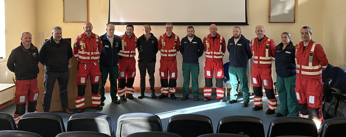 ACorps112's tweet photo. This week we hosted @AmbulanceNAS HEMS Clinical Governance Day #CGD for our unit and #HeliMed92 @CommunityAirAmb in Athlone
Case studies, discussion & practical stations all part of the day
Also present were @NASCriticalCare team https://t.co/UtMmYPmhfS