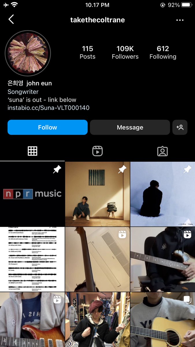 Namjoon IG story update 22/12/05

Got a letter from John Eun 💙

“Dear, Namjoon. For some reason, I was so moved and thankful for “new moon” we spent together as long as it was king and short. Seeing elements like your pure, youthful and sometimes soft (like) “water” (+)