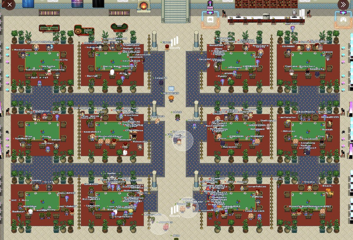 BPTIW / (Biggest Poker Tournament in Web3) (@bptiw3) on Twitter photo What an experience! 4000 people on the <a href="/Metadventure_/">Metadventure</a> map and under 1400 players. β οΈ
Our partners who built the amazing poker metaverse <a href="/Metadventure_/">Metadventure</a> are minting in under an hour (0.02E) if you played in the poker you are auto Whitelisted. Let's support them with the mintπͺ What an experience! 4000 people on the <a href="/Metadventure_/">Metadventure</a> map and under 1400 players. β οΈ
Our partners who built the amazing poker metaverse <a href="/Metadventure_/">Metadventure</a> are minting in under an hour (0.02E) if you played in the poker you are auto Whitelisted. Let's support them with the mintπͺ