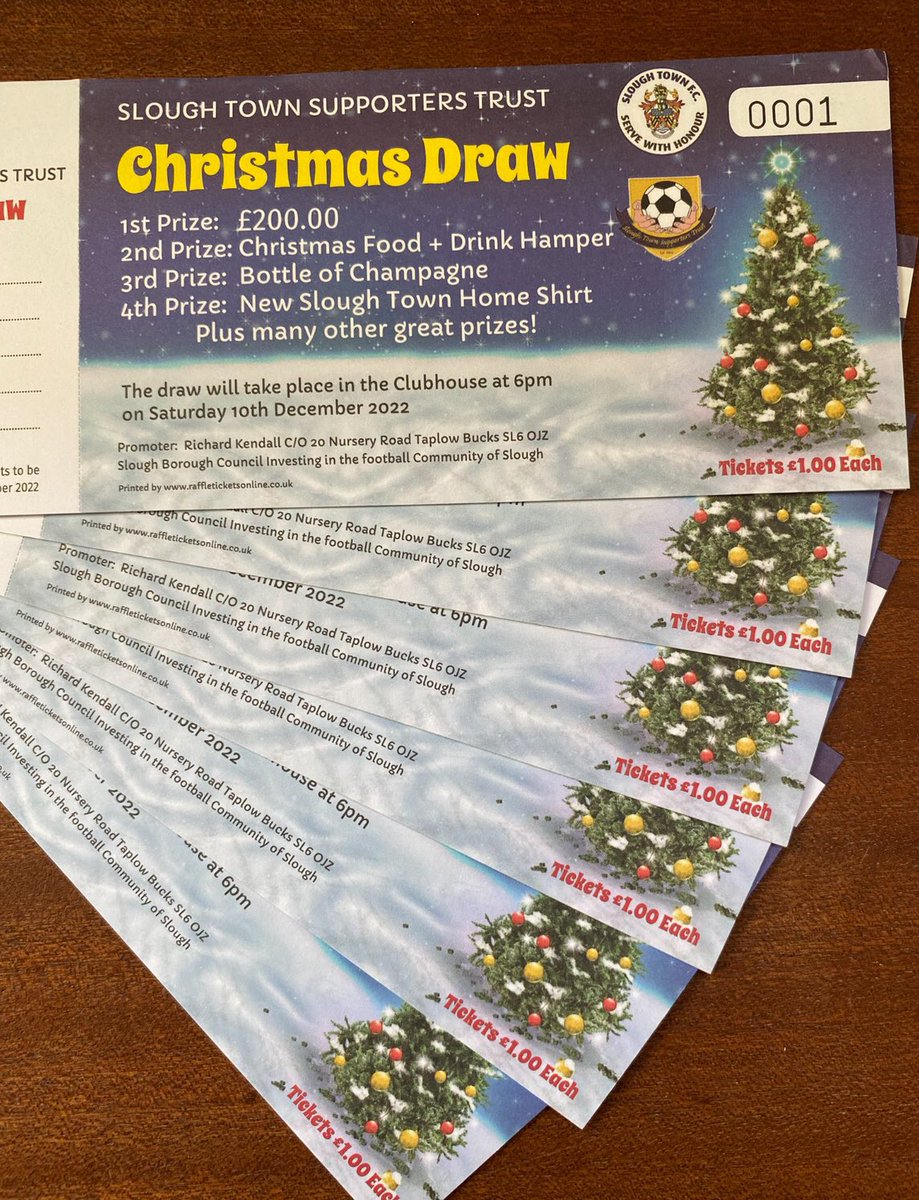 Next Saturday after the match we have our Christmas Draw at 6pm lots of great prizes inc. this food and drinks hamper, includes Baileys, mulled wine, Rose and much more.
Please hand back raffle tickets and money collected on Tues night to Rich or Dean, tickets still available 🎄