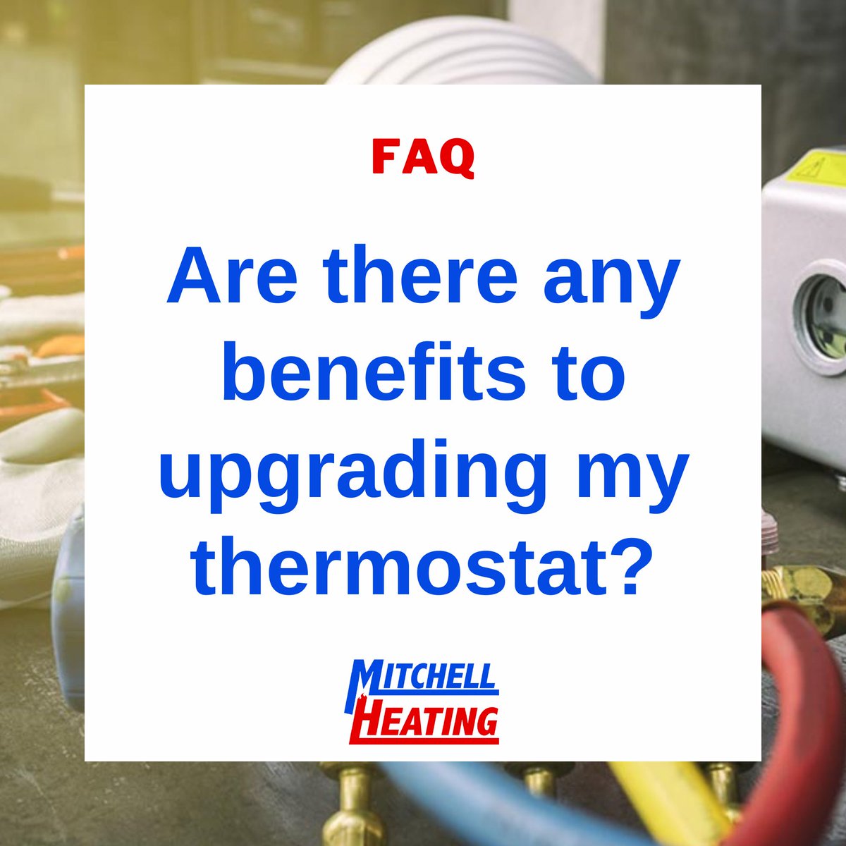 MitchellHVAC's tweet photo. There are many benefits to upgrading your thermostat! The most notable are the energy savings! According to the EPA, using the proper thermostat settings can cut your annual energy bills by 5-15%.
https://t.co/ej8O1IuUll https://t.co/yz2IilK8WZ