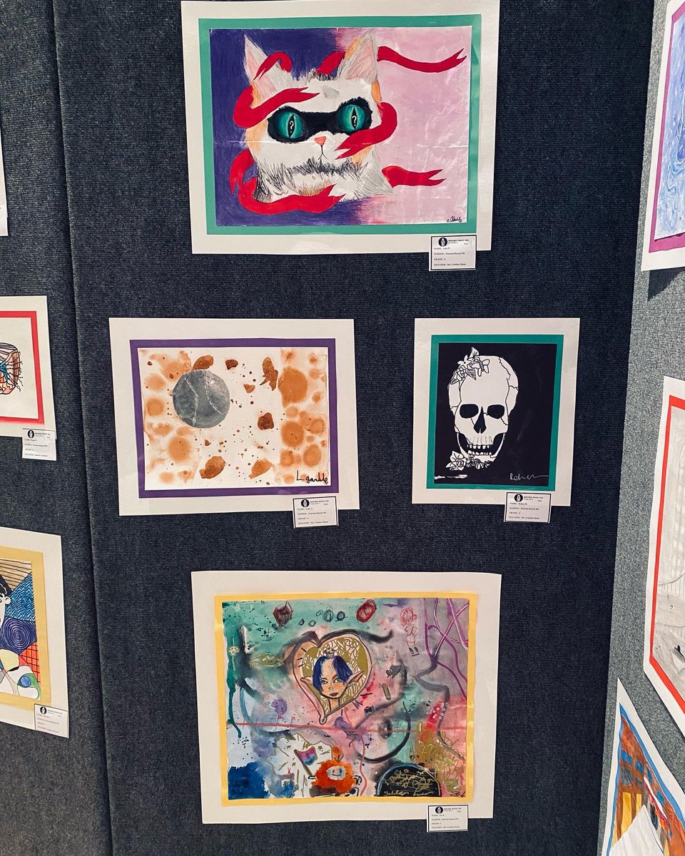 MissMannArt's tweet photo. Congratulations #ARTofPRMS artists! Work on display now at the PAC #rrisdcreates #rrisdart https://t.co/KN8T3iqvwh