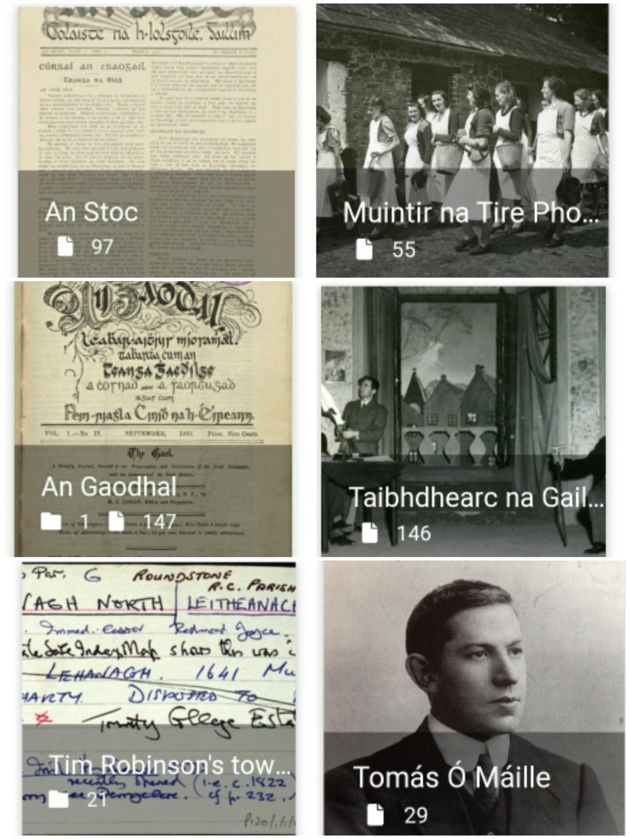 Day 7: #EYALanguages There's no shortage of collections representing the #Irish language on digital.library.universityofgalway.ie/p/ms/categories #AnGaodhal #AnStoc @AnTaibhdhearc @AranSongs #TomásÓMáille #TimRobinson @UniOfGalwayASC  @UniOfGalwayLib