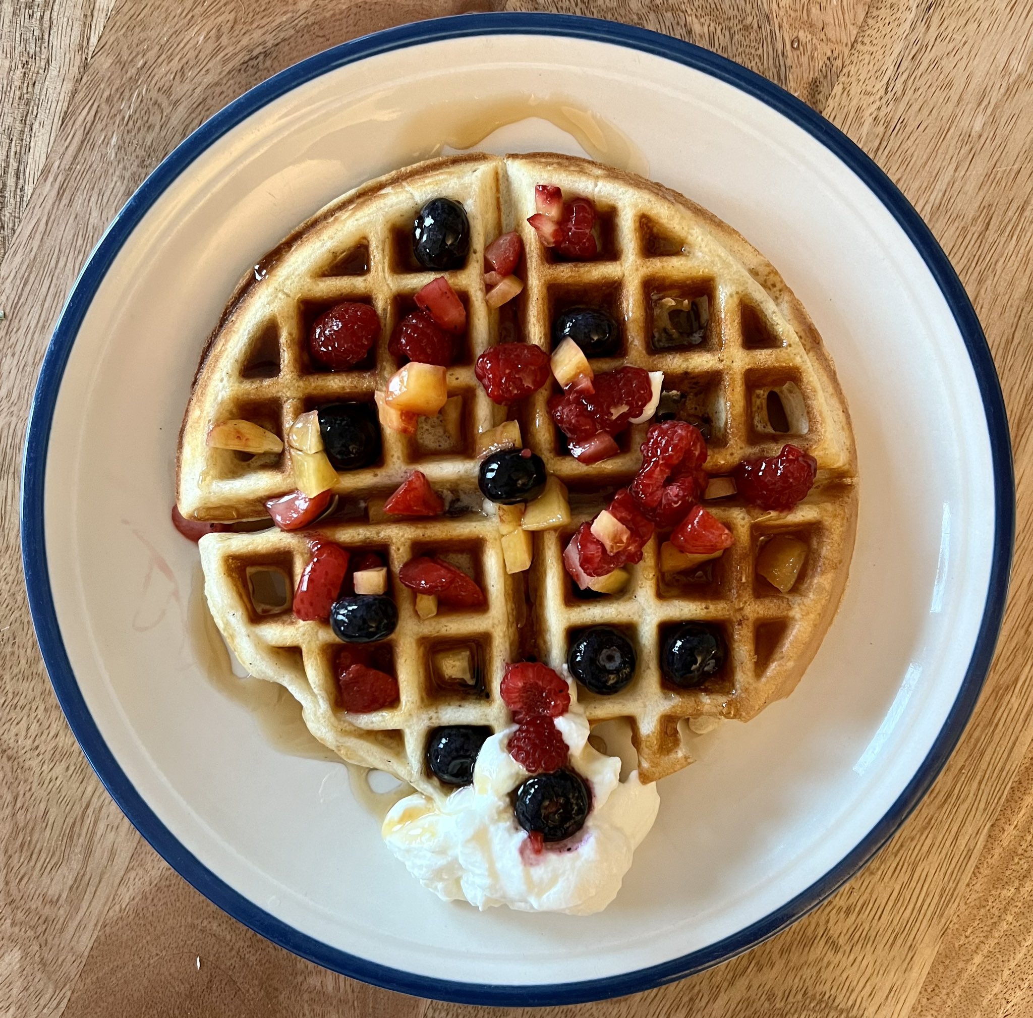 Jen The Feisty Librarian on Twitter: "Sunday waffles are back