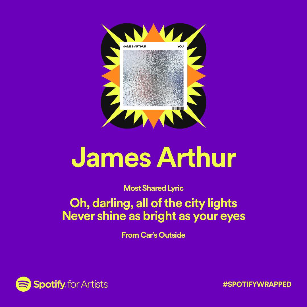 James Arthur tweet media
