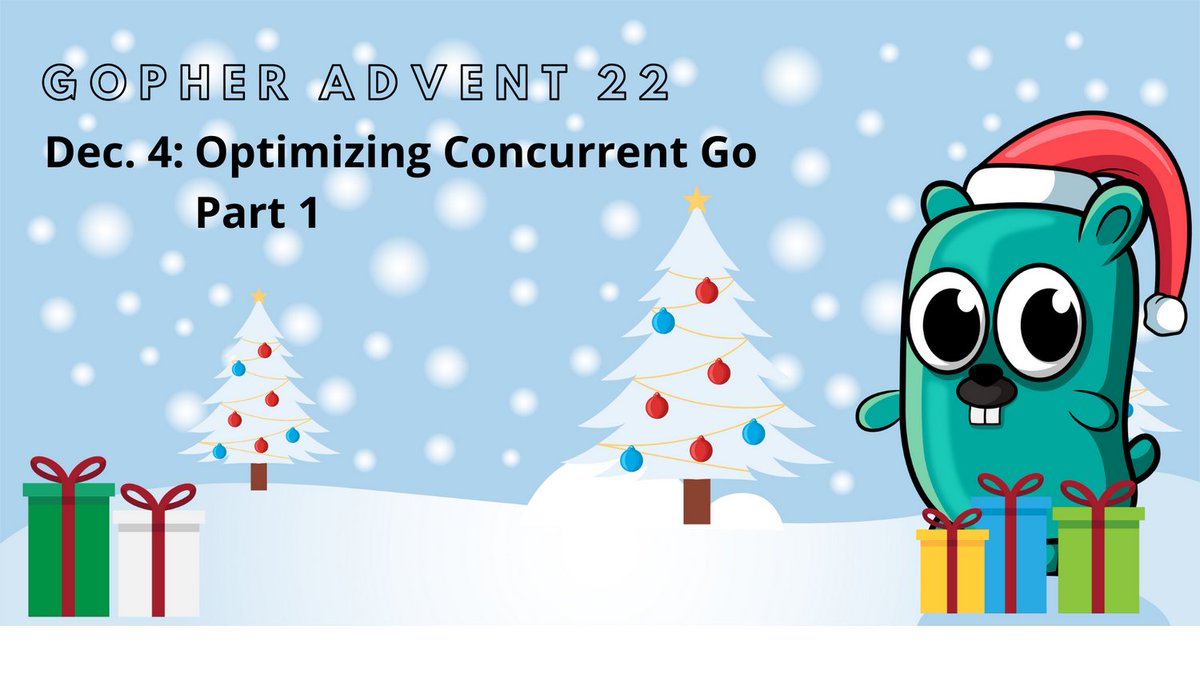 gopher_advent's tweet image. Today’s #gopheradvent22 article is by Tom Payne & shows how something can go from interview question idea to article series.
Check out „ Optimizing #concurrent #Go part 1: single core #performance“: gopheradvent.com/calendar/2022/…
