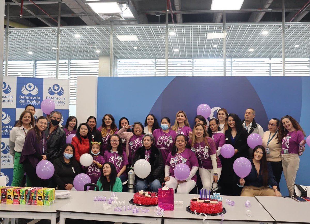 AyudaaRespirar's tweet photo. Celebrando 🥳 se vienen bonitos videos del evento pasado 💜 gracias por asistir en este día tan importante, los que no pudieron podrán ver el contenido y ayudarnos a visibilizar 🙏🏻💜 #fundacion #hipertensionpulmonar #enfermedadesrespiratorias #cumpleaños https://t.co/tdQc0wDdmb