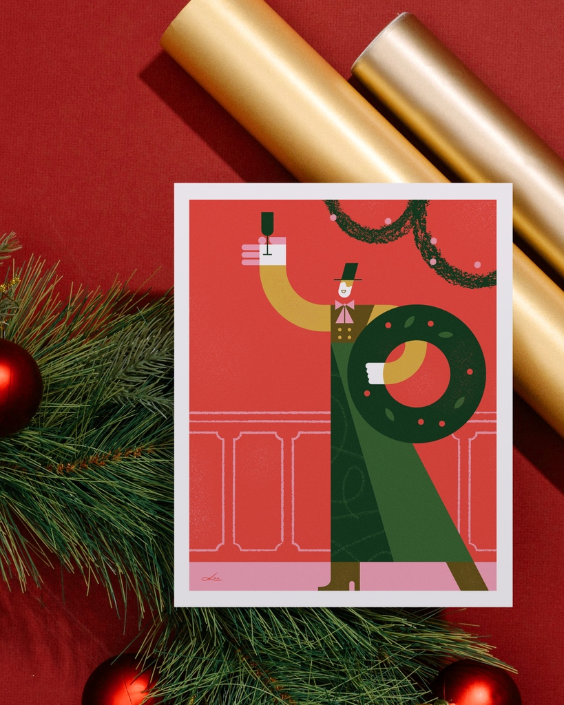 Scrooge's nephew Fred was always the epitome of good cheer.
Our series of A Christmas Carol prints now available in the shop and through inprnt.com

#achristmascarol #illustration #art #christmas