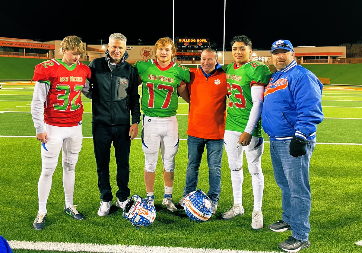 “Our young men represented us well at the All Star Game yesterday. Very proud of Paul, Niko and Kaden!” 

Coach Henington