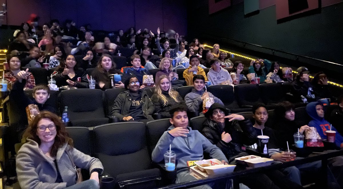 PerryWhs's tweet image. Thank you to @WeeEdFoundation for sponsoring @WeehawkenTSD Explore Club’s “Day @ the Movies” to see @theblackpanther @AMCTheatres!!! @EricCrespoEDU @FAmato53 @RobFerullo4 @StefanieCirill1 @DeStefanoEDU @bcalligy @AdParkin78 @AutumnPetronzio @gioahmad @weehawkennj #WeeBack