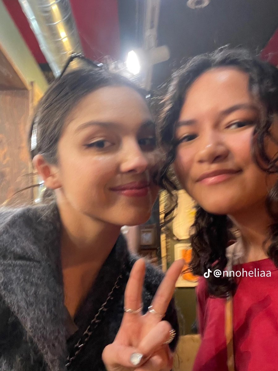 olivia rodrigo with a fan recently 🤍