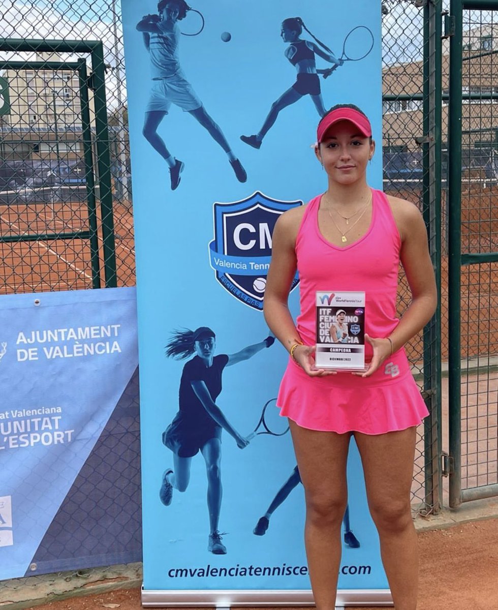 🎾 #ITF  Alba Rey se hace con el título en la FINAL 🇪🇸 del internacional W15 de Valencia🇪🇸 superando a Claudia Hoste 62 60