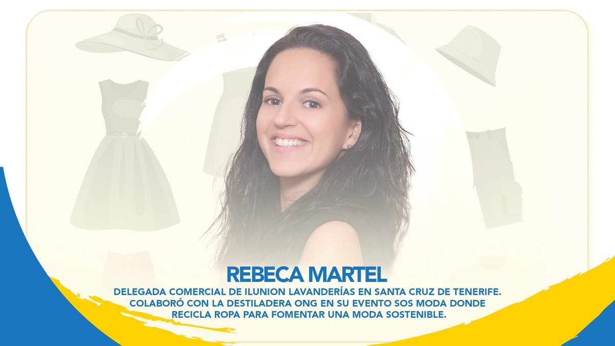 ILUNION's tweet photo. 📷 Rebeca es una Delegada Comercial de ILUNION Lavanderías en la provincia de Santa Cruz de Tenerife, que colaboró con la @destiladeraONG para que #SOSModa siguiera adelante gracias nuestra lavandería y 723 kg de ropa donada para que la moda reciclable se convierta en realidad. https://t.co/ElpRBENJst