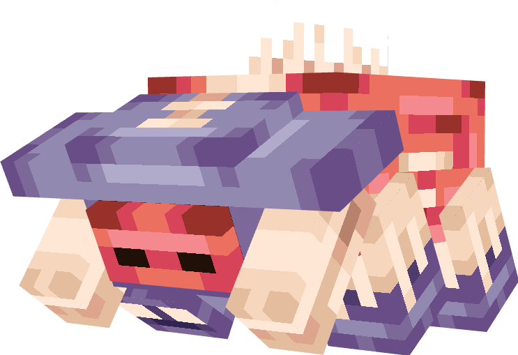 swinjinn's tweet photo. Mushogg: a half-blind boar that's been overtaken by fungi. However, with the loss of its sight, came a far greater sense of smell. Strangely enough, its biology and vastly different diet resulted in more nutritious flesh.
#Minecraft #Blockbench #pixelart https://t.co/H8t0xflRSl