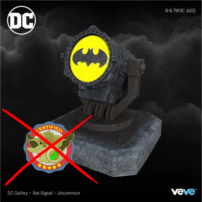 SquirrelNotSure's tweet photo. The #Batsignal did not receive the #CaptainVever certificate.
So it's officially a bad signal! Or more a .... #Badsignal? 😬 https://t.co/NiJG9rUu9w