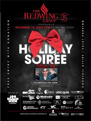 TheRedwingGroup's tweet photo. Contributors of $100 or more, will receive a commemorative Holiday Soiree Painting by Memphis Artist, Jade Miller at the event. Thank you for your support!

Please visit this link to donate: https://t.co/E0dUq54Uwg

Please visit this link to RSVP: https://t.co/SrLBZManJe https://t.co/O0smhh94Oe