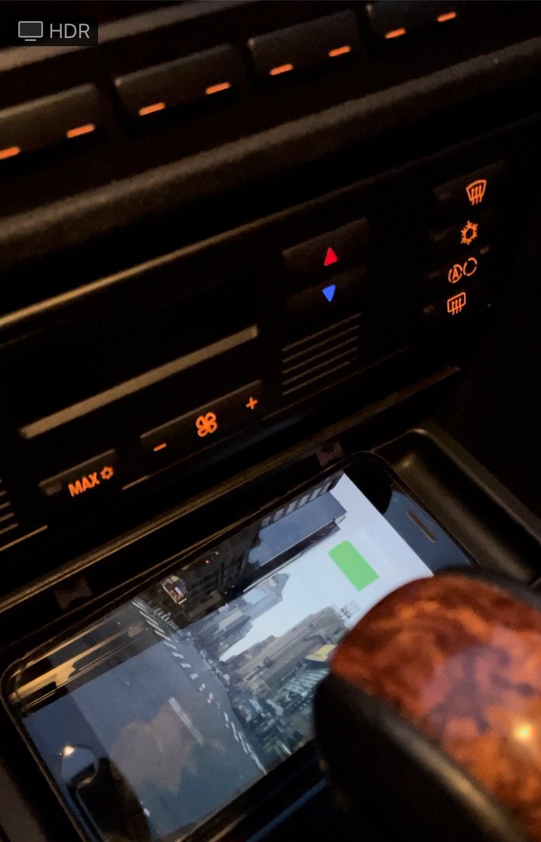 2001 #BMW #e39 now with wireless phone charging. My win of the week with #CrazyBetty