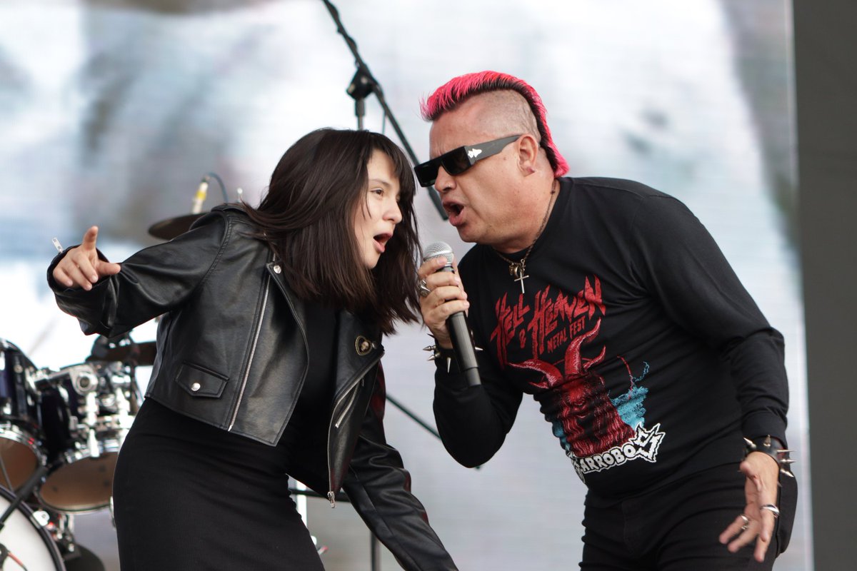 interferenciahd's tweet photo. #DiaDos en el @HHOpenAir con la presencia de la banda mexicana,  Garrobos dándolo todo en el escenario #ModeloStage . 🎸⚡
#HellandHeaven2022 #CoberturaEspecial #Metal #BandaMetalMexicano #punkrock https://t.co/vZvyJa8bl9