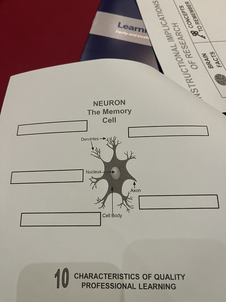 MegHanly's tweet photo. Day 1 @LearningForward conference and I’m already jazzed to bring back my new learning thanks to @drmarciatate ‘s science-based PL strategies to engage the adult brain! #science #LearnFwd22 https://t.co/9qt6tN3PMH